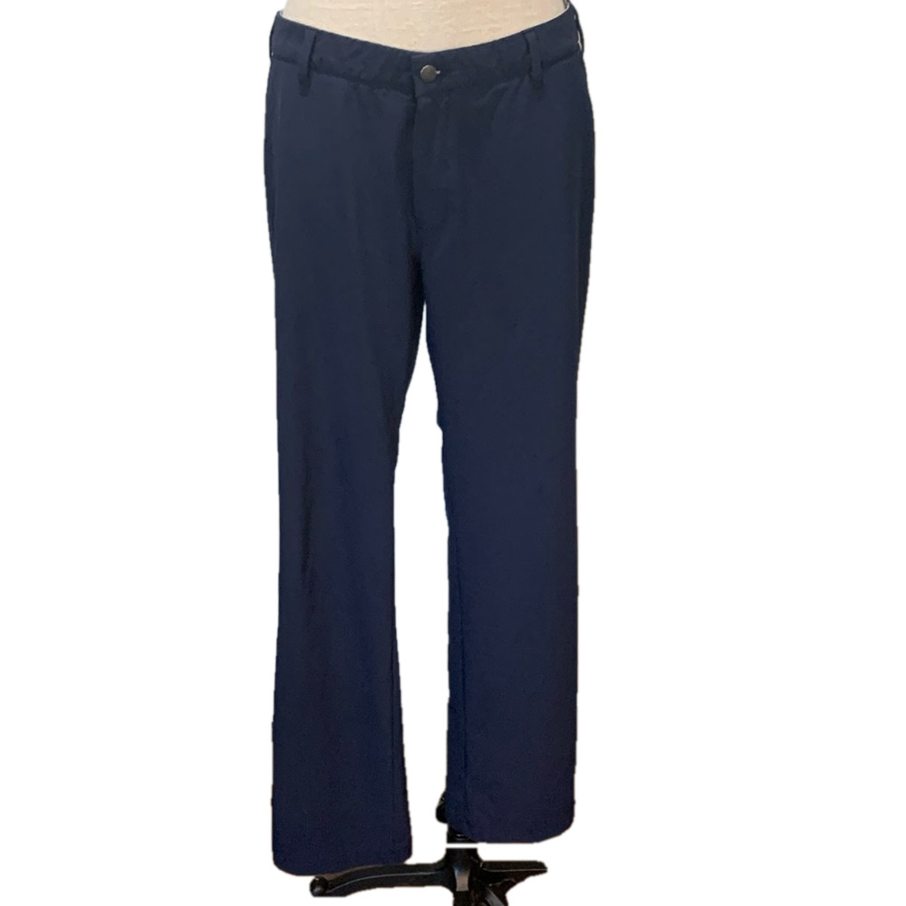 Adidas sz 35x34 navy blue pants